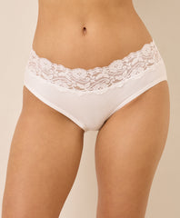 Organic Lace Waist Brief 3-Pack
