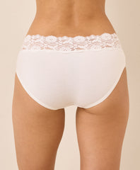 Organic Lace Waist Brief 3-Pack