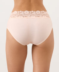 Organic Lace Waist Brief 3-Pack