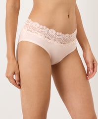 Organic Lace Waist Brief 3-Pack