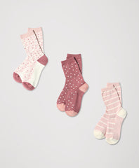 Organic The Perfect Crew Socks 3-Pack