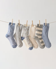 Organic The Perfect Crew Socks 3-Pack