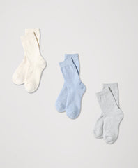 Organic The Perfect Crew Socks 3-Pack