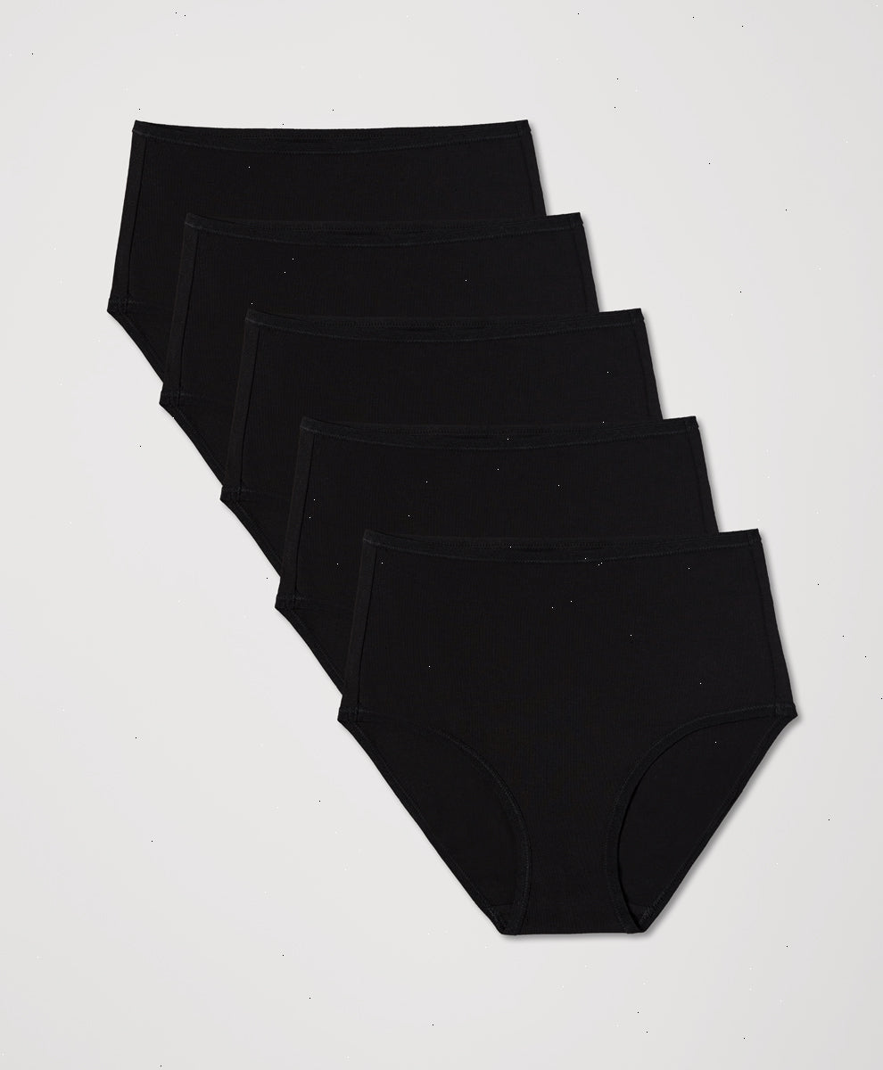 Organic Everyday High Rise Brief 5-Pack