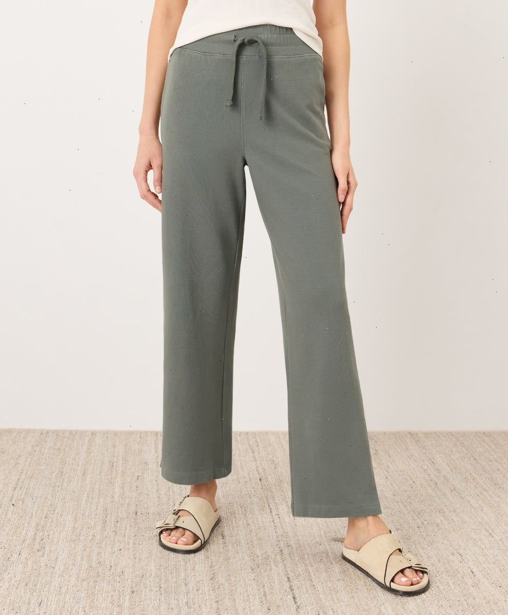 Organic Cloudknit Wide Leg Pant