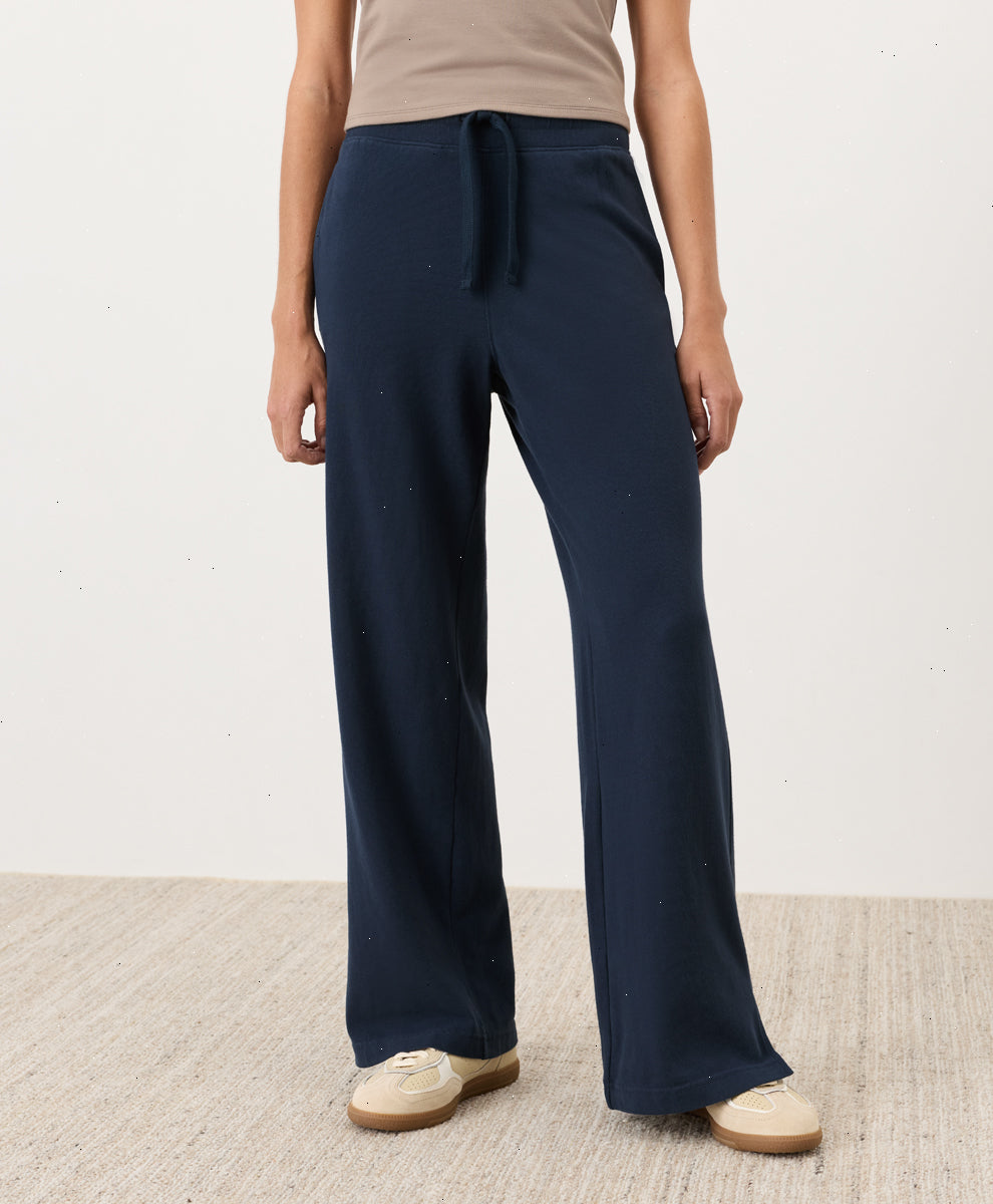 Organic Cloudknit Wide Leg Pant