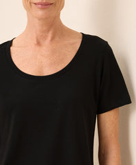 Organic Softspun Scoop Neck Tee