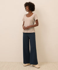 Organic Softspun Scoop Neck Tee