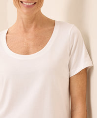 Organic Softspun Scoop Neck Tee