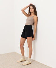 Organic Cloudknit Curved Hem Short