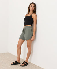 Organic Cloudknit Curved Hem Short