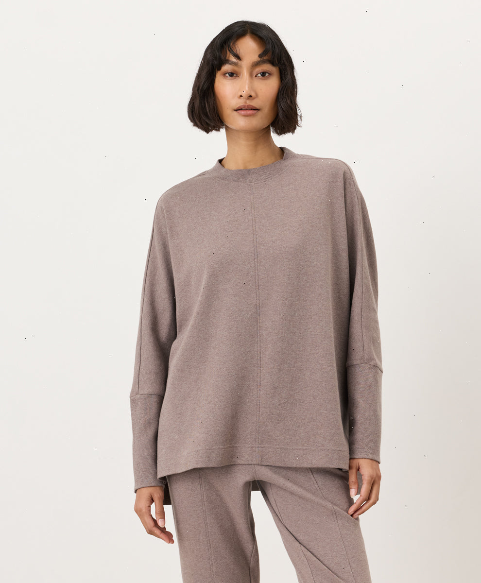 Organic Airplane Long Sleeve Poncho