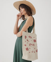 Organic Pact Floral Canvas Tote