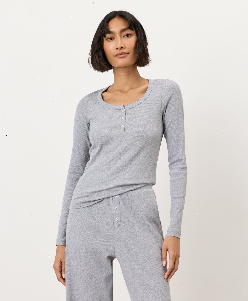 Organic Dream Rib Slim Henley