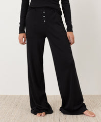 Organic Dream Rib Wide Leg Lounge Pant