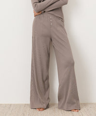 Organic Dream Rib Wide Leg Lounge Pant