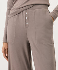 Organic Dream Rib Wide Leg Lounge Pant