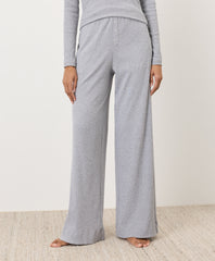 Organic Dream Rib Wide Leg Lounge Pant