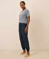 Organic Stretch Poplin Jogger