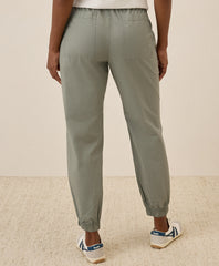 Organic Stretch Poplin Jogger