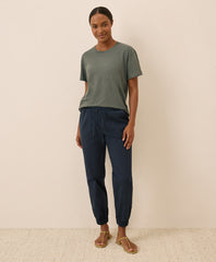 Organic Featherweight Slub Relaxed Crewneck Tee