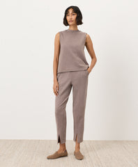 Organic Airplane Mock Neck Shell