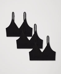 Organic Everyday Classic T-Shirt Bra 3-Pack