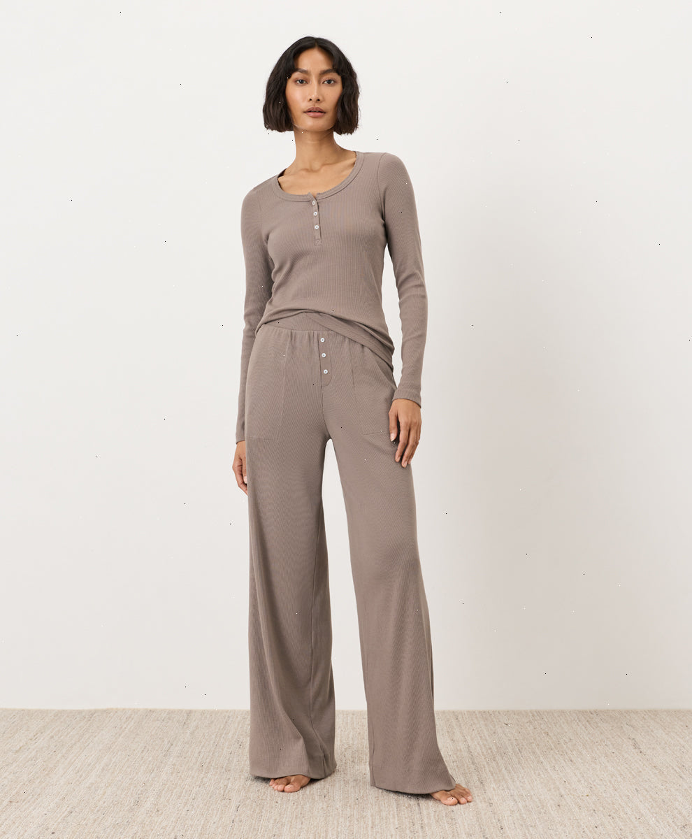 Organic Dream Rib Sleep Set