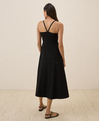 Organic Fit & Flare Midi Dress