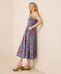 Organic Fit & Flare Midi Dress