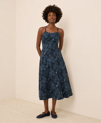 Organic Fit & Flare Midi Dress