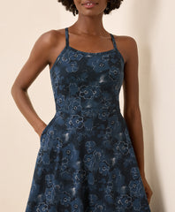 Organic Fit & Flare Midi Dress