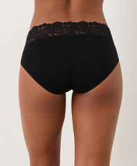 Organic Lace Waist Brief