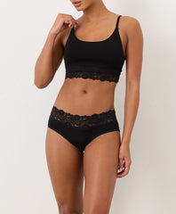 Organic Lace Waist Brief