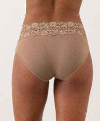 Organic Lace Waist Brief