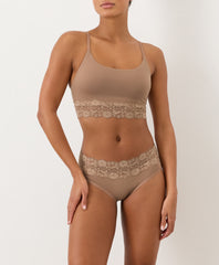 Organic Lace Waist Brief