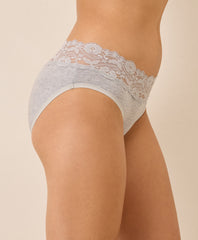 Organic Lace Waist Brief