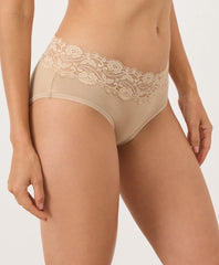 Organic Lace Waist Brief