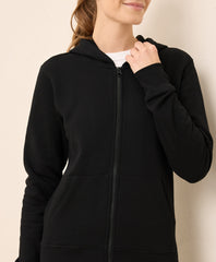 Organic Brushed Fleece Zip Hoodie