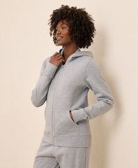Organic Brushed Fleece Zip Hoodie
