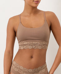 Organic Lace Modern Scoop Bralette