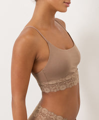 Organic Lace Modern Scoop Bralette