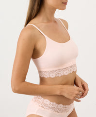 Organic Lace Modern Scoop Bralette